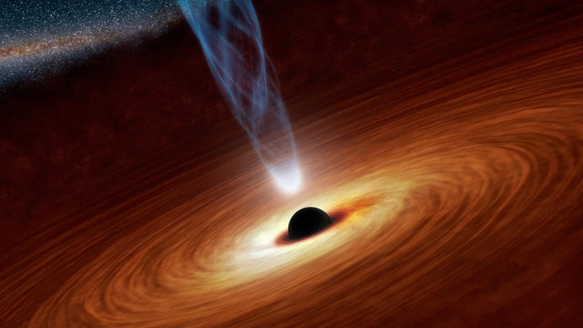 Artist rendering of a supermassive black hole accretion disk
