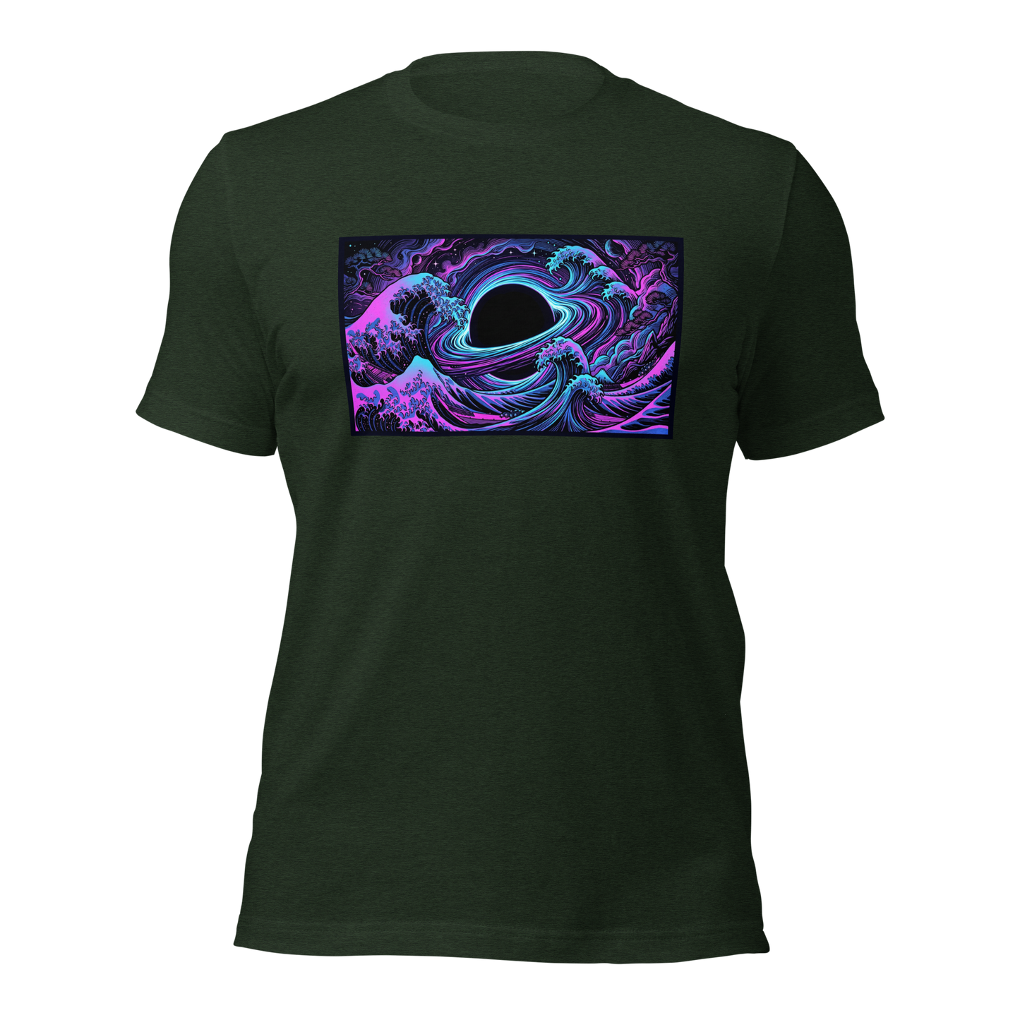 Hokusai Event Horizon - T-shirt by IMBRIUM - view 7