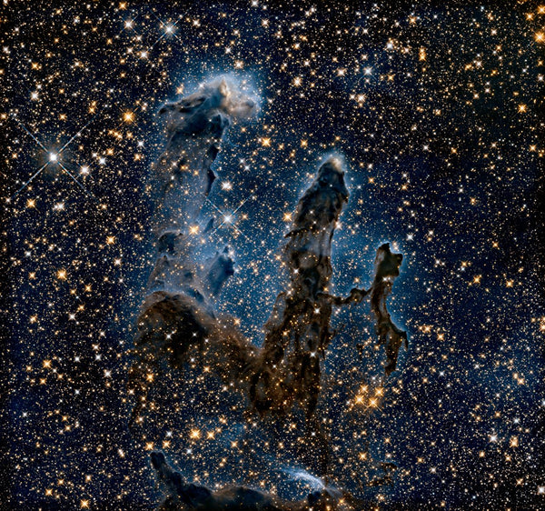 The Pillars of Creation in the Eagle Nebula, photographed by the Hubble Space Telescope, 1995