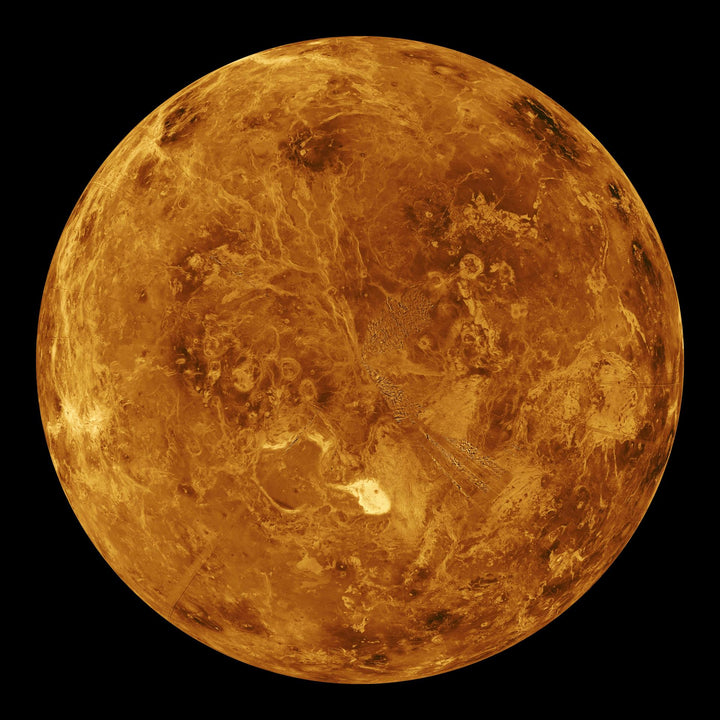 Global ultraviolet view of Venus showing cloud patterns