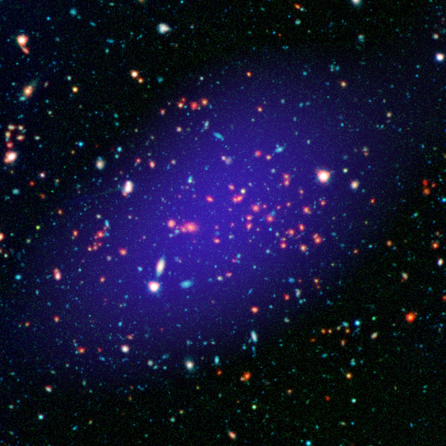 Galaxy cluster — NASA/ESA/Hubble