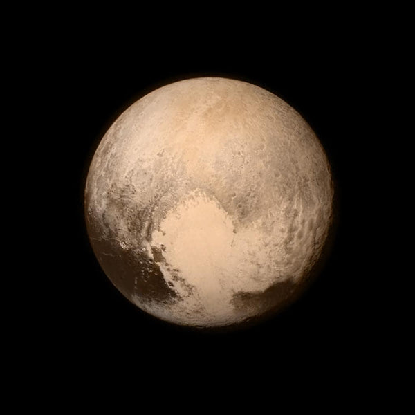Pluto in enhanced color — NASA/Johns Hopkins APL/SwRI
