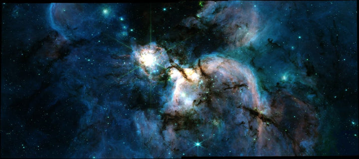 JWST infrared image of a stellar nursery