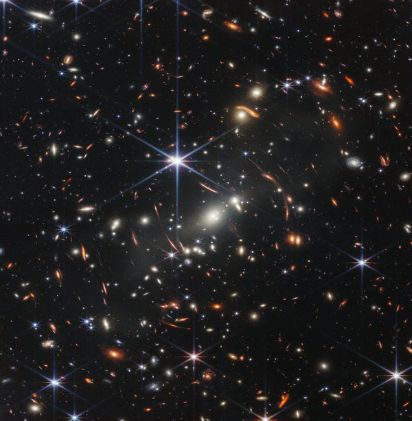 Webb's First Deep Field: thousands of galaxies visible in galaxy cluster SMACS 0723, captured by the James Webb Space Telescope in infrared light