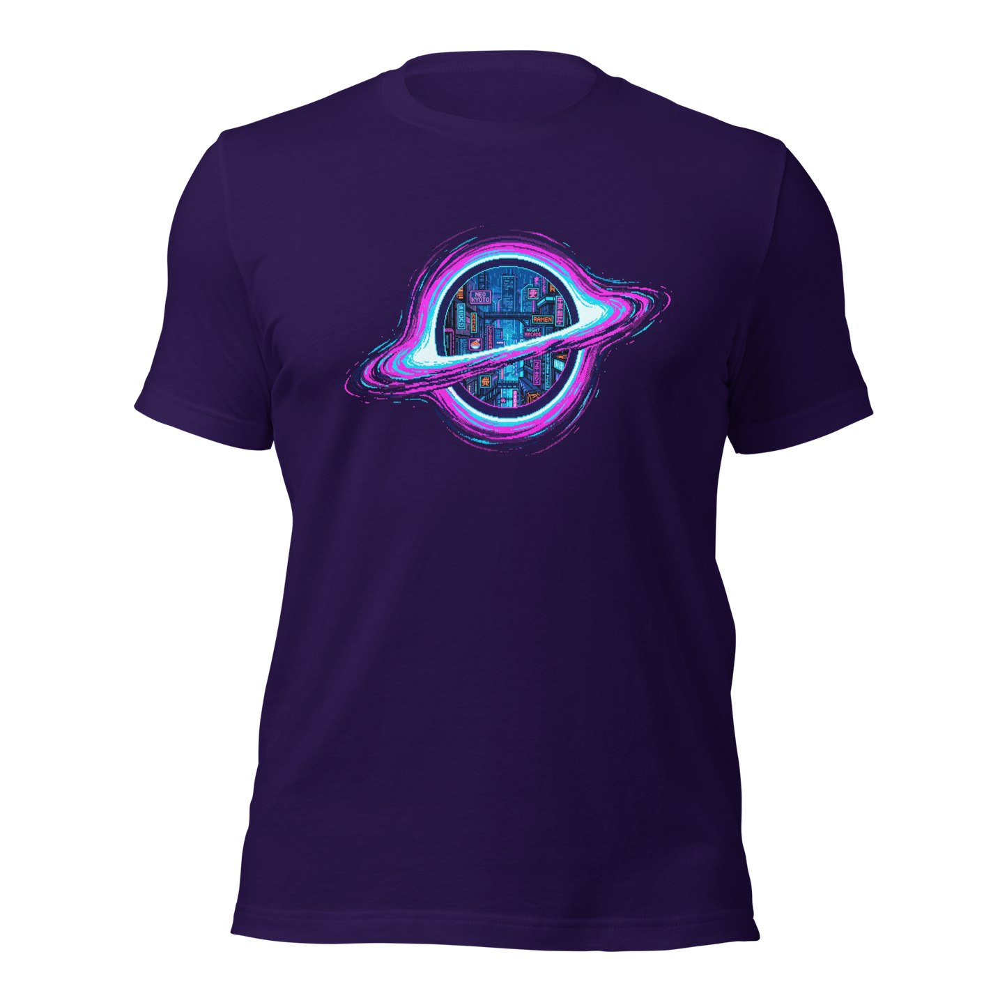 Pixelfuture Event Horizon t-shirt lifestyle view worn casually