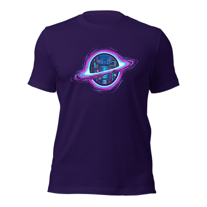Pixelfuture Event Horizon t-shirt lifestyle view worn casually